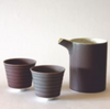 Open Sake Set, 1 Bottle and 2 Cups