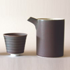 Open Sake Set, 1 Bottle and 2 Cups