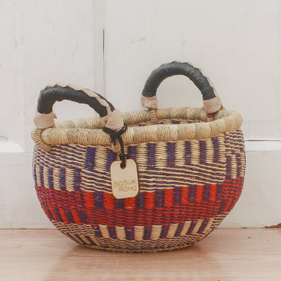Round Small Two Handle-Big Blue Moma