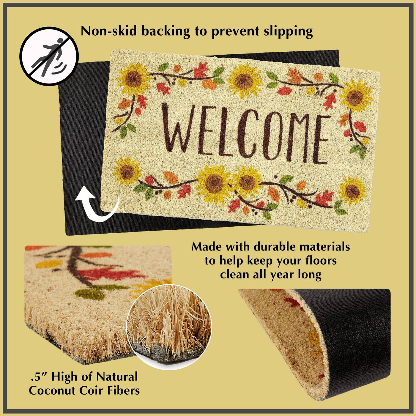 Welcome Home Unbeatable Deals - Blue Mosaic Doormat