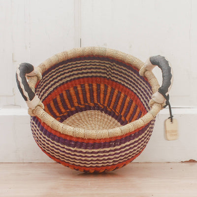 Round Small Two Handle-Big Blue Moma