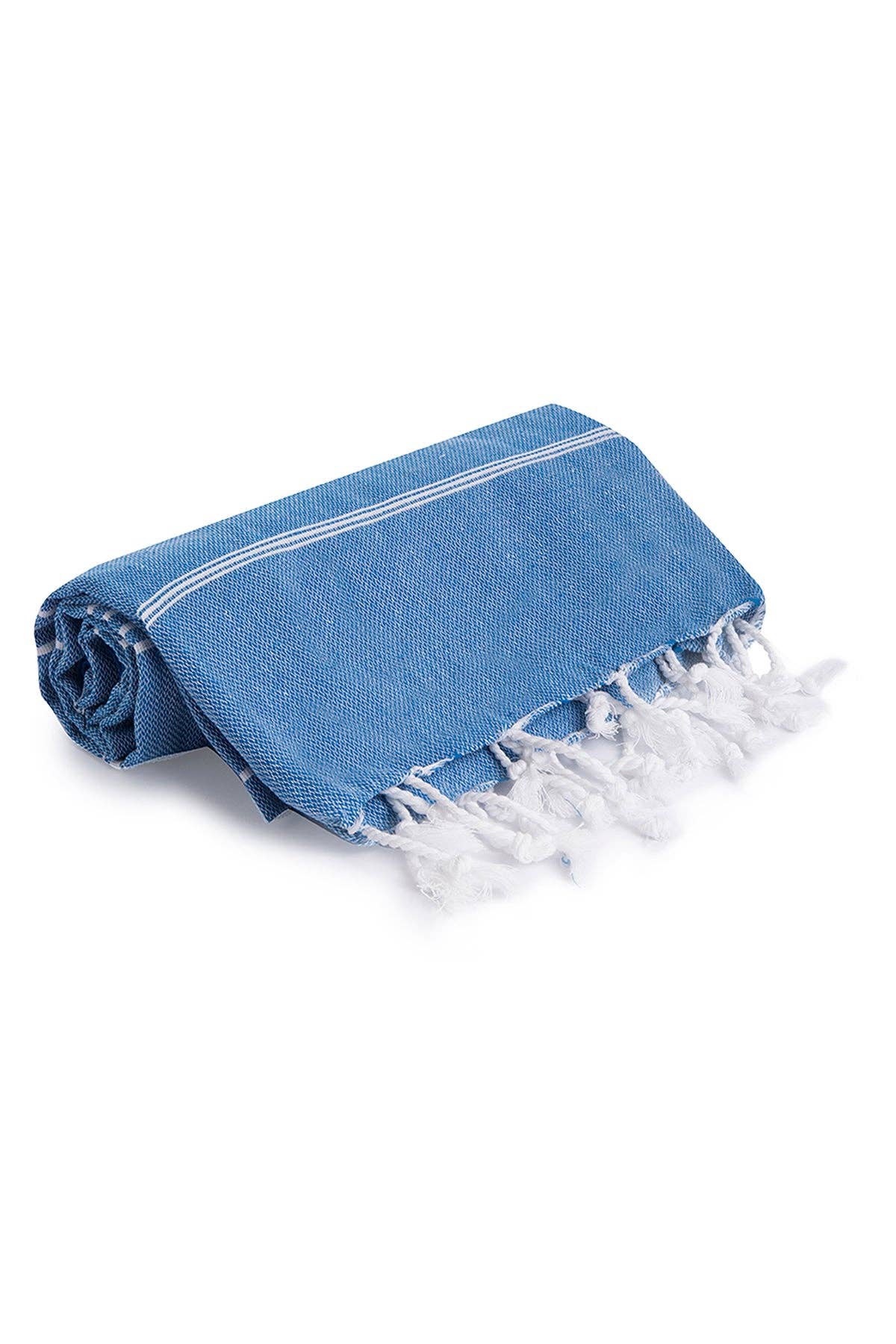 Basic Layers -Monaco Blue Turkish Towel