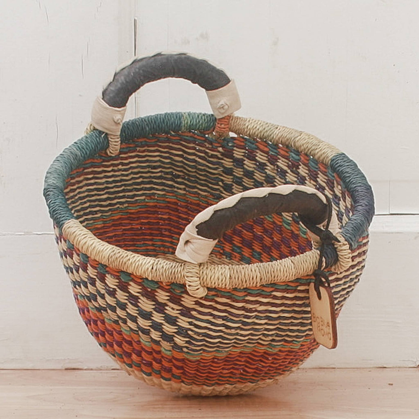Round Small Two Handle-Big Blue Moma