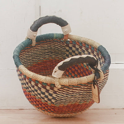 Round Small Two Handle-Big Blue Moma