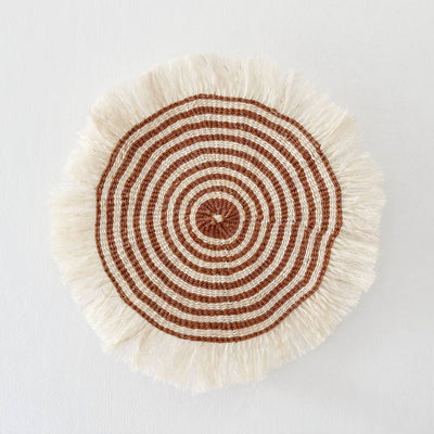 16" Sisal Wall Hanging: Mbura-Amsha