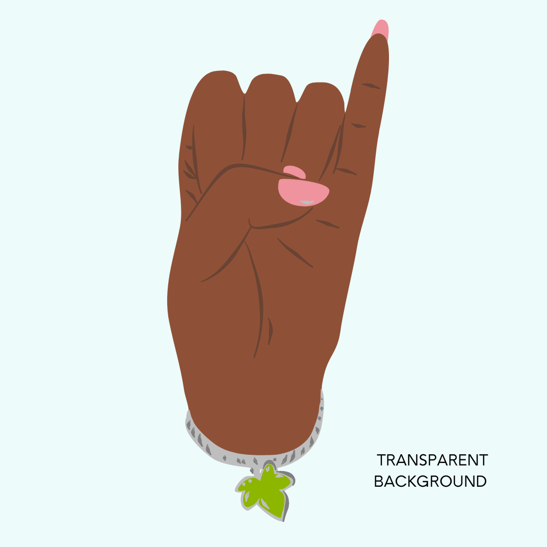 Ivy Leaf -Clear Sticker | AKA inspired sorority symbols-CheerNotes ...