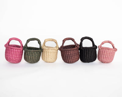 Teeny Tiny Kandiga Basket - Light Pink