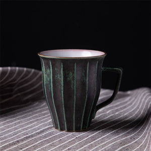 Gohobi Handmade Stoneware Coffee Cup Japanese Vintage Style