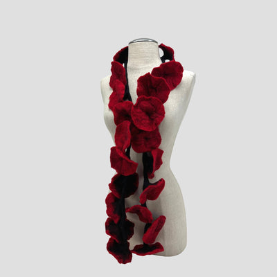 20 Flowers Scarf, Flowers Garland or Wall Hanging-Feltiful