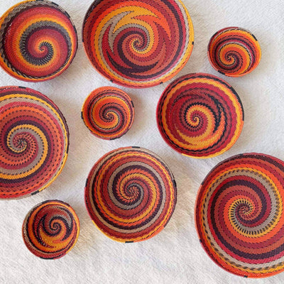 Zulu Wire Bowl: Fire-Amsha
