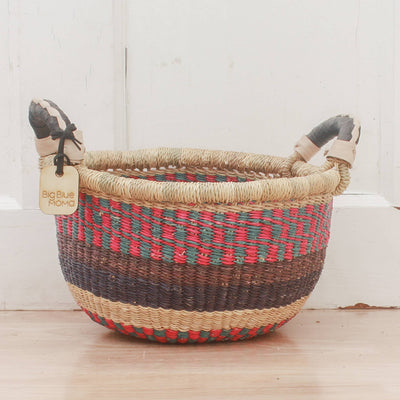 Round Small Two Handle-Big Blue Moma