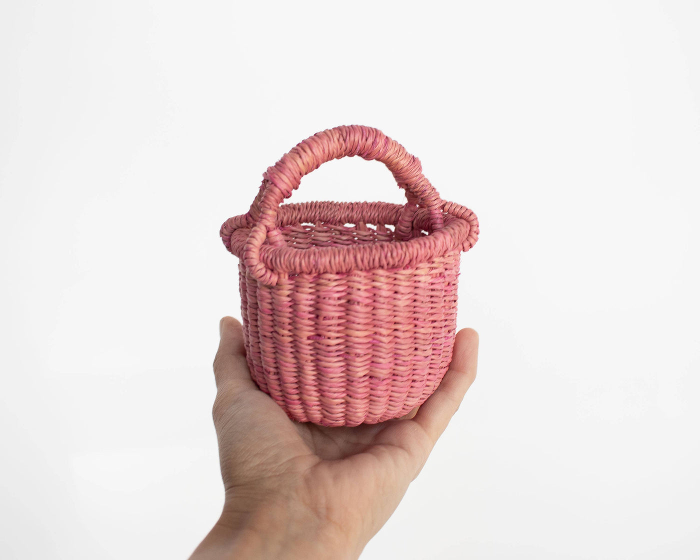 Teeny Tiny Kandiga Basket - Light Pink