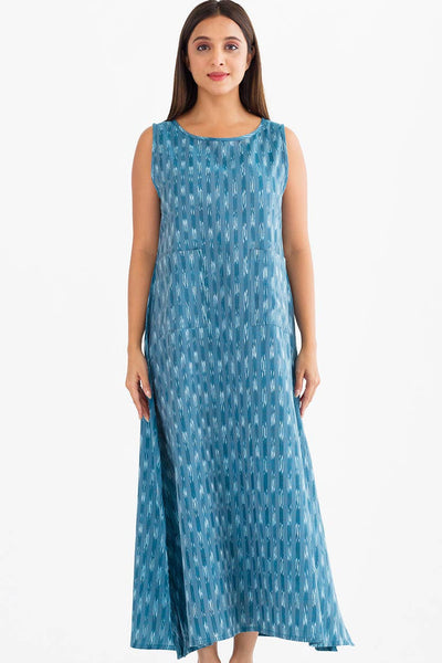 Sevya Handmade - Neela Ikat Handloom Dresses