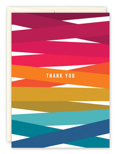 Colorful Thank You Card-Black Joy Paper