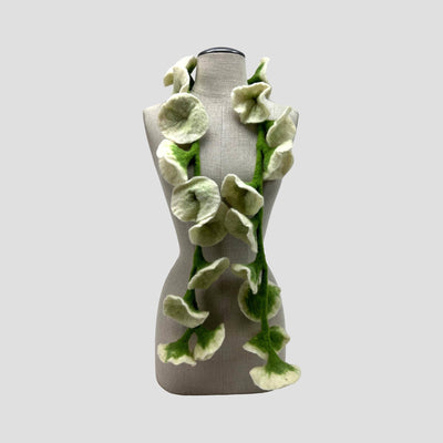 20 Flowers Scarf, Flowers Garland or Wall Hanging-Feltiful