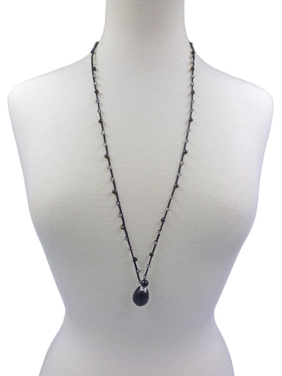 Hand Beaded and Crochet Necklace-IST Jewelry