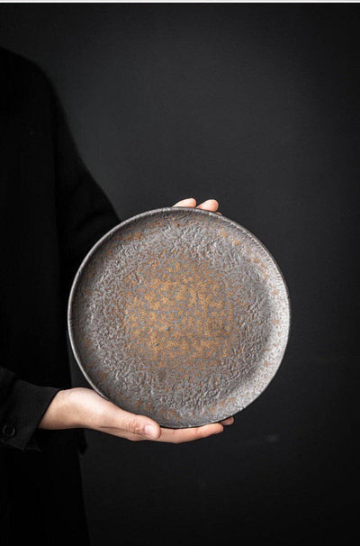Gohobi - Gohobi Handmade Metallic Glaze Ceramic Plate