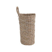 Hand Woven Seagrass Wall Basket with Handle - Creative Co-Op