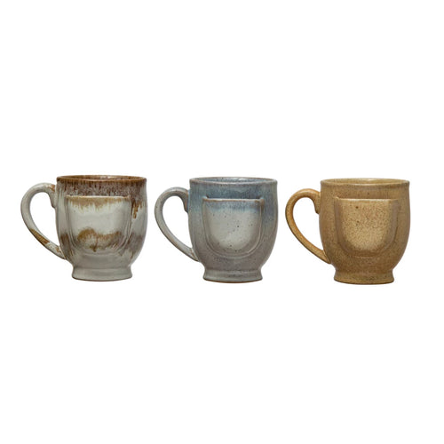 Stoneware Mug W/ Tea Bag Holder