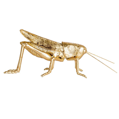 Resin & Metal Grasshopper, Gold Finish