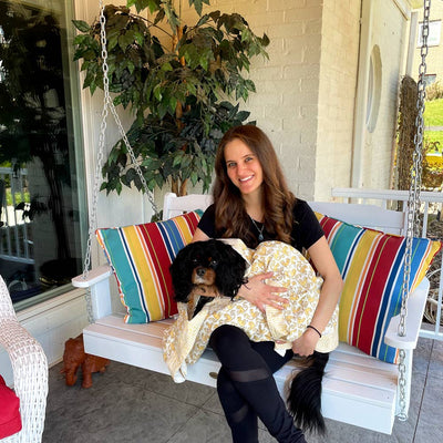 Kantha Baby Blanket - Monkey Print-Mira Fair Trade -