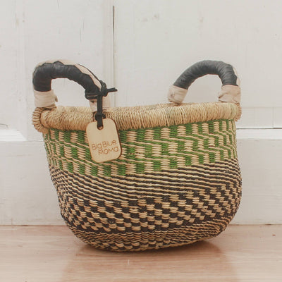 Round Small Two Handle-Big Blue Moma