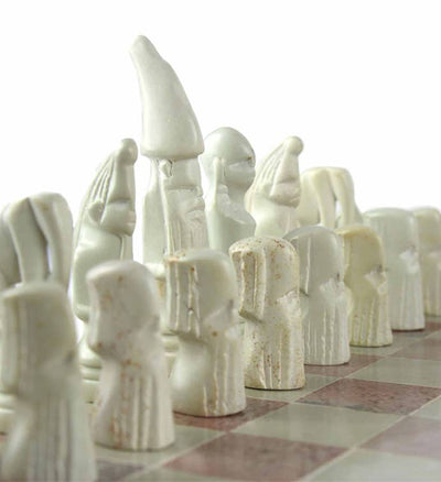 Africa Soapstone Carved Chess Set