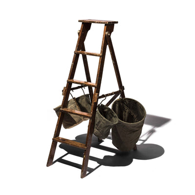 Puebco - VINTAGE TENT FABRIC HOOK BASKET