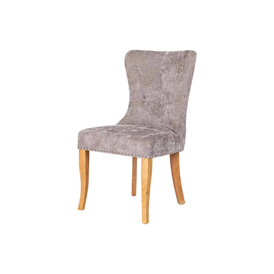 HOMYCASA DESIGN INC - Tufted Side Dining Chair Fabric Solid Wood Legs