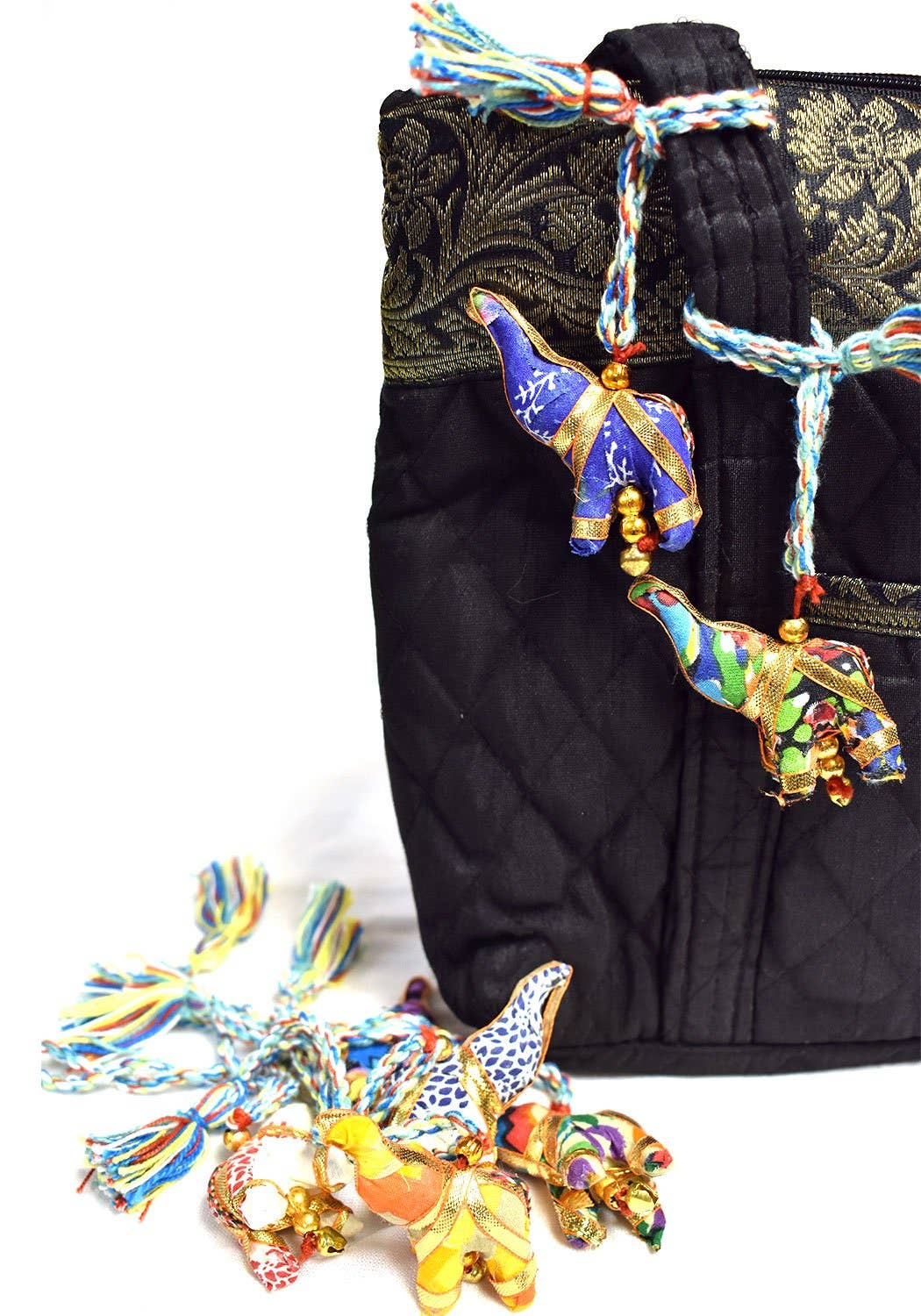 Elephant Purse Charms -Mira Fair Trade