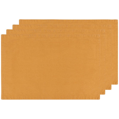 Ochre Stonewash Placemats Set of 4-Danica Heirloom