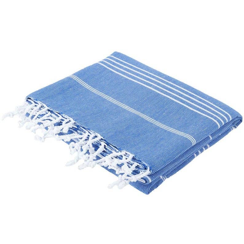 Basic Layers -Monaco Blue Turkish Towel