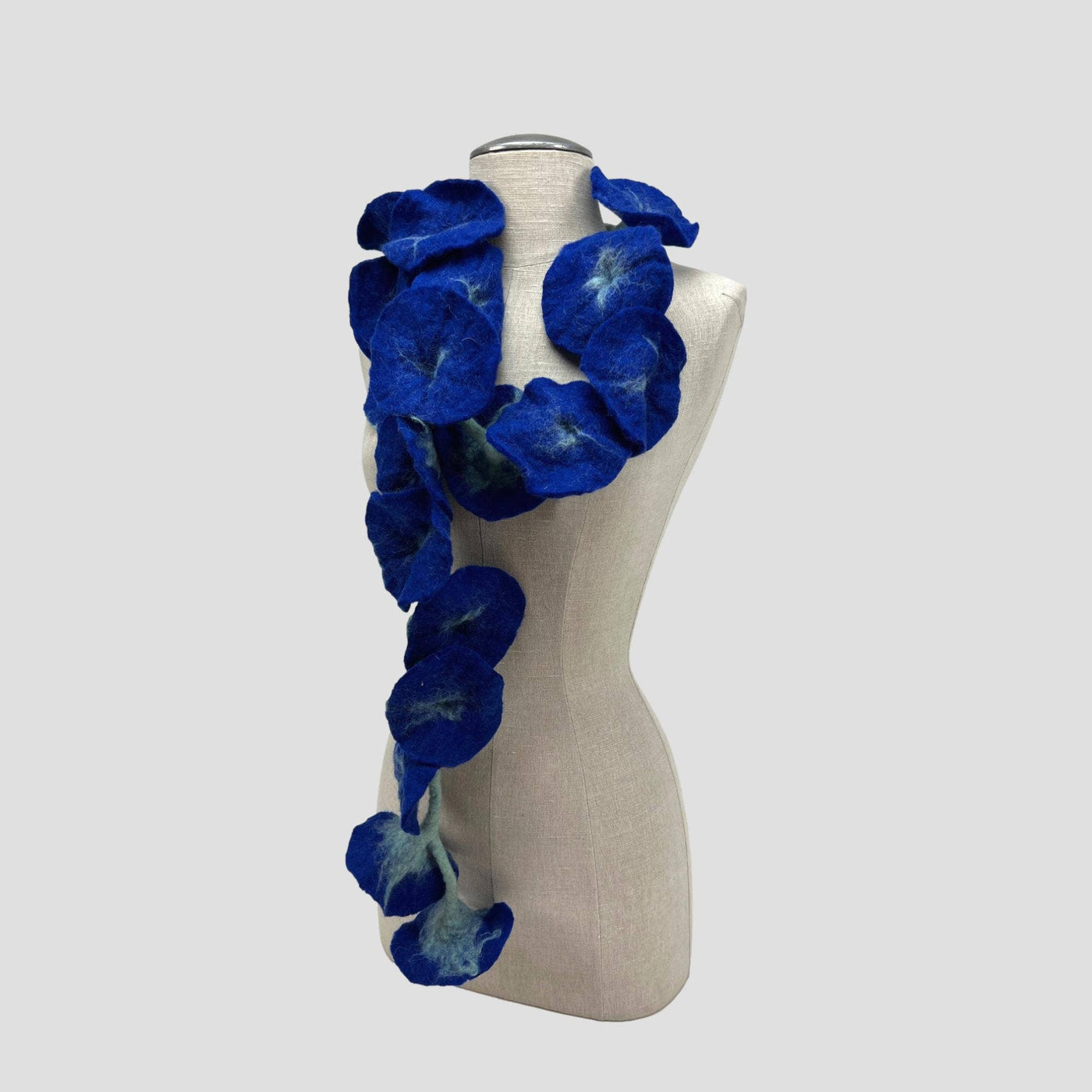 20 Flowers Scarf, Flowers Garland or Wall Hanging-Feltiful