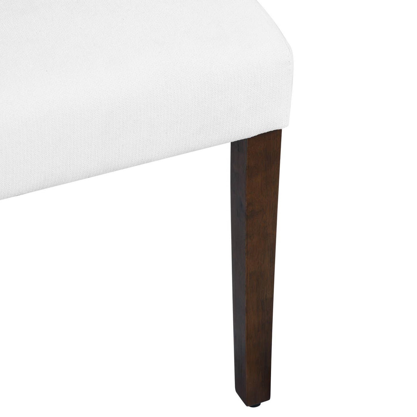 HOMYCASA DESIGN INC - Traditional Fabric Dining Chair with Solid Wood Legs