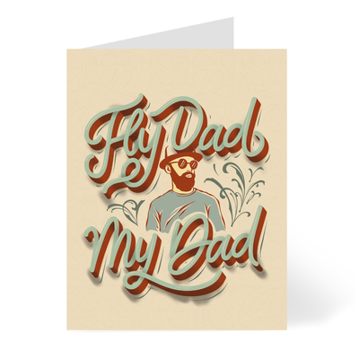 CheerNotes - Fly Dad, My Dad - Father's day or birthday card for dad