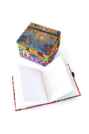 Ghanaian Ankara Cloth Mini Notebook in Assorted Patterns