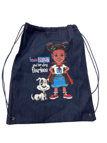 Brave Brown & Her Fearless Dog  Backpack