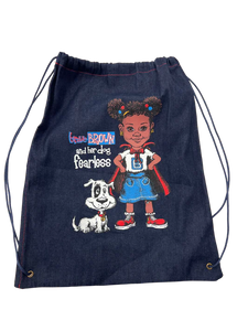 Brave Brown & Her Fearless Dog  Backpack