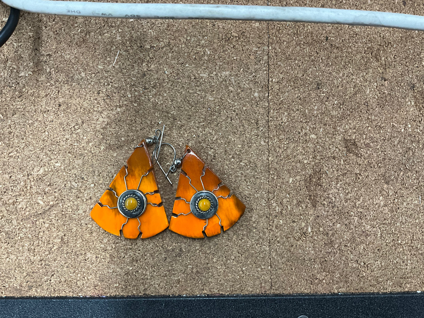 Horn Earrings by Peruvian Art