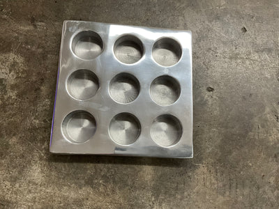 Metal Tealight Candle Holder 9 Piece