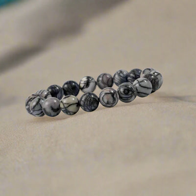 Semi-Precious Stone Energy Bracelets-8mm