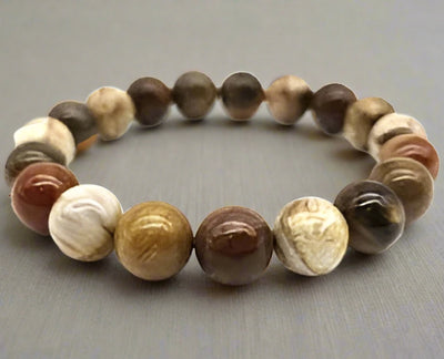 Semi-Precious Stone Energy Bracelets-8mm