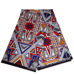 AfricanFabs - 6 Yards - African kente print fabric / KENTE Ghana wax cloth KT-3115 - 100% Cotton