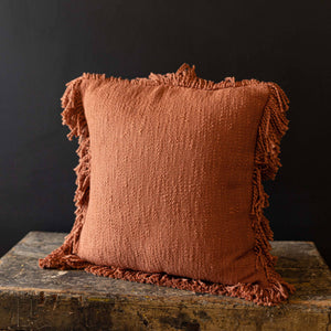 Foreside Home & Garden - 18X18 Hand Woven Mattie Pillow Rust
