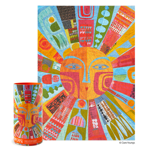 Brand New Day Sun Collage Jigsaw Puzzle