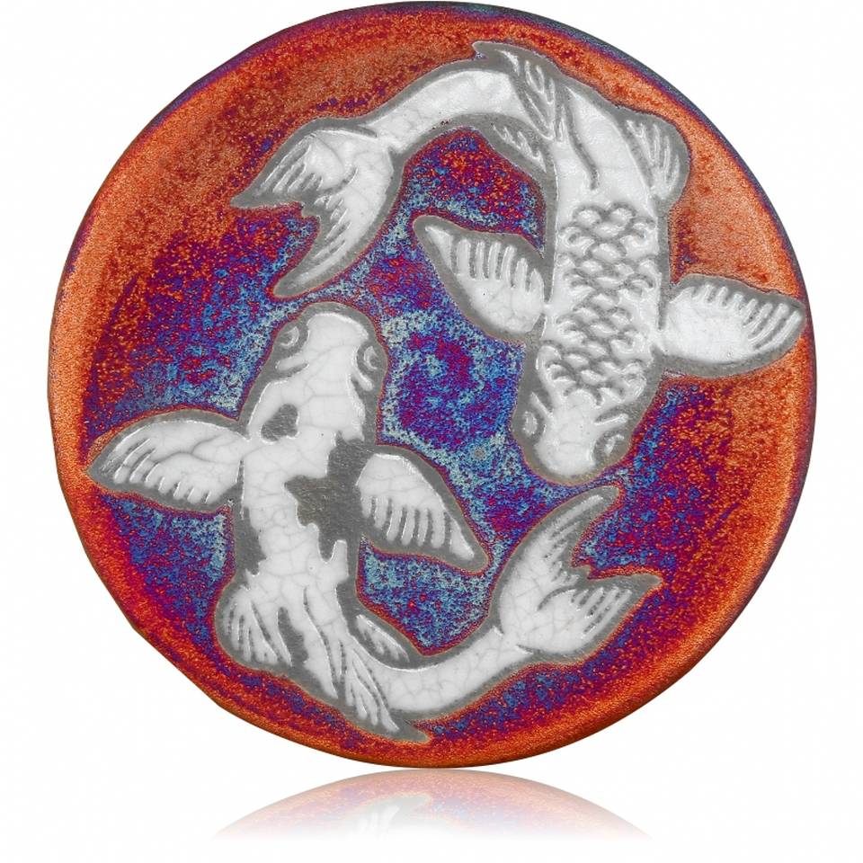 Raku Silhouette Coaster