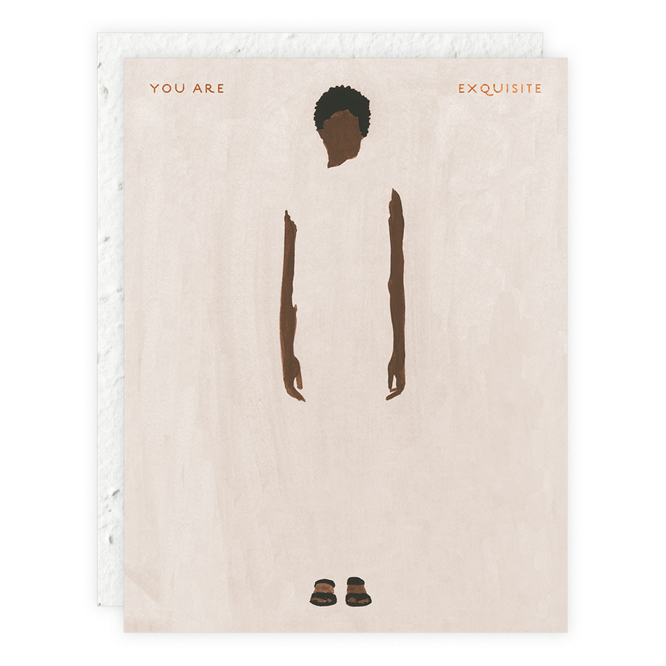 You Are Exquisite - Birthday Card-Seedlings