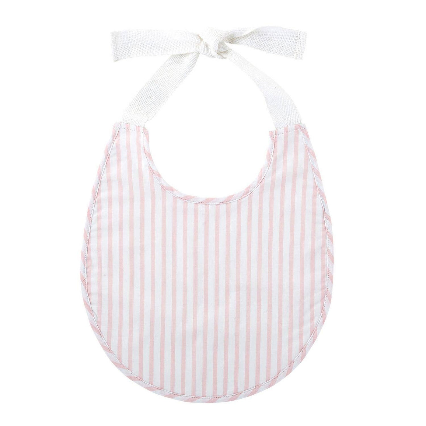 Heirloom Pink Stripe Bib