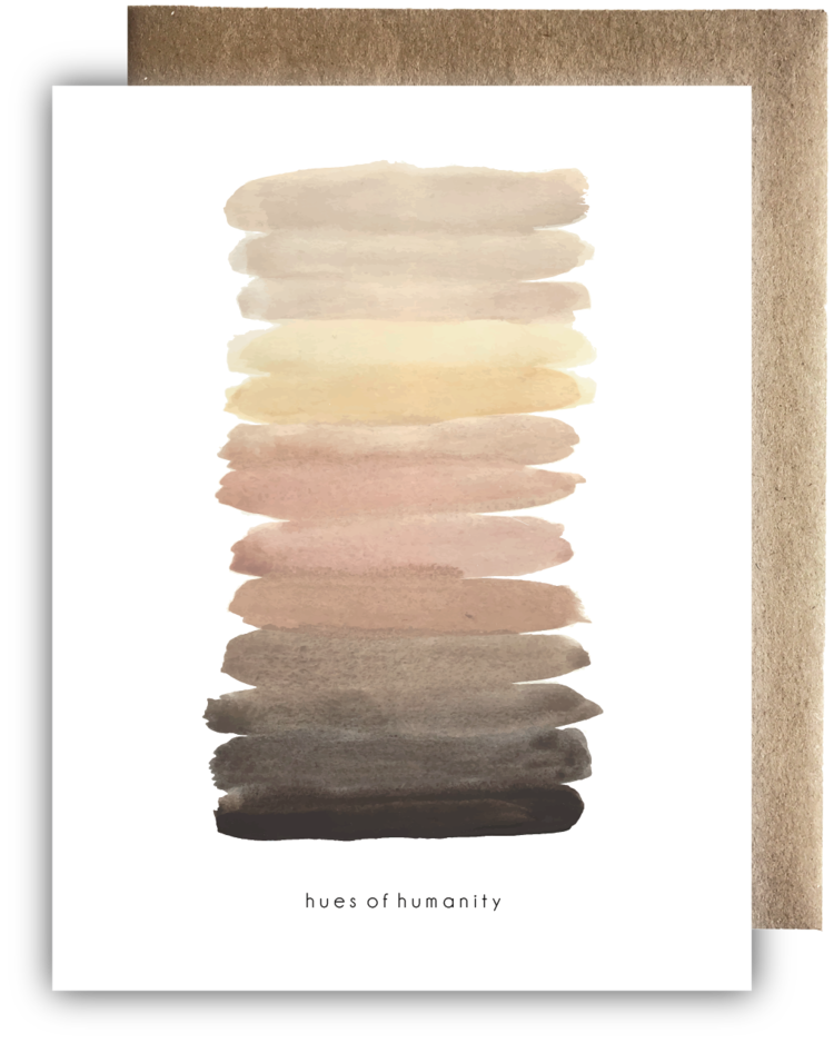 Hues of Humanity Card - Maija Rebecca Hand Drawn -