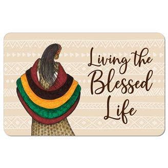 Blessed Life Floor Mat - African American Expressions